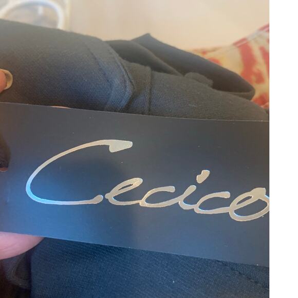 NEW Cecico Military Jacket Blazer M Charcoal Womens Band Cropped Zip Front Biker - Picture 9 of 11